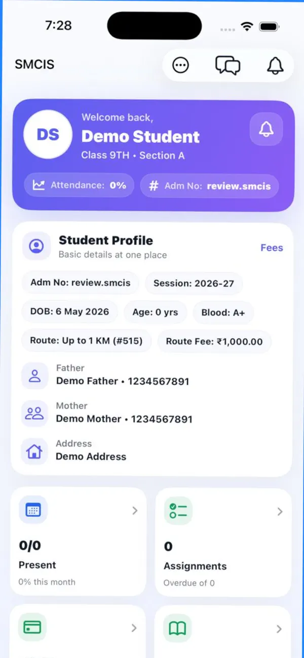 Screenshot #1 pour Smcis App