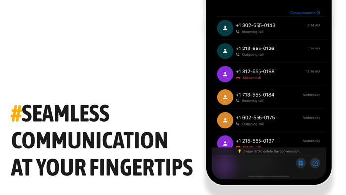 Second phone number - txt now