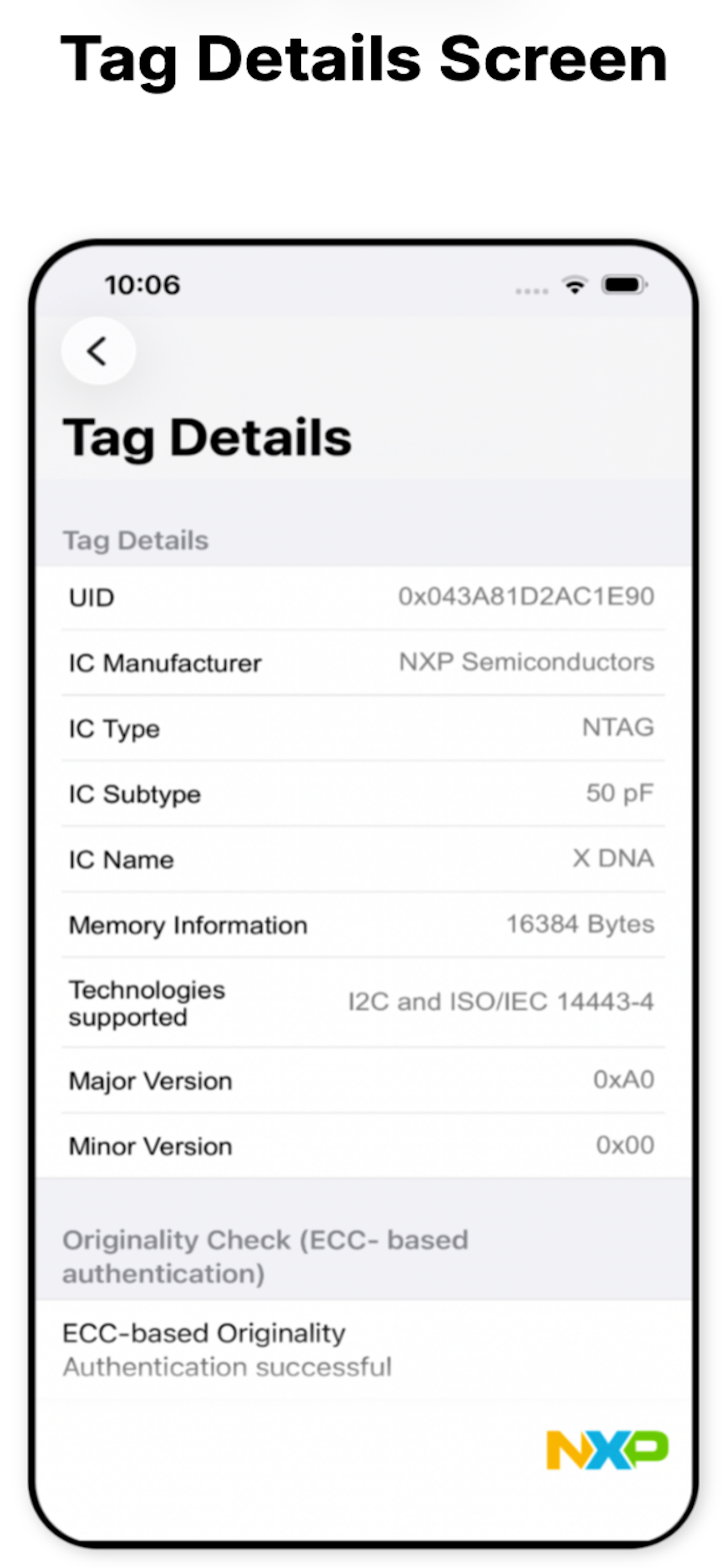 NFC TagInfo by NXP