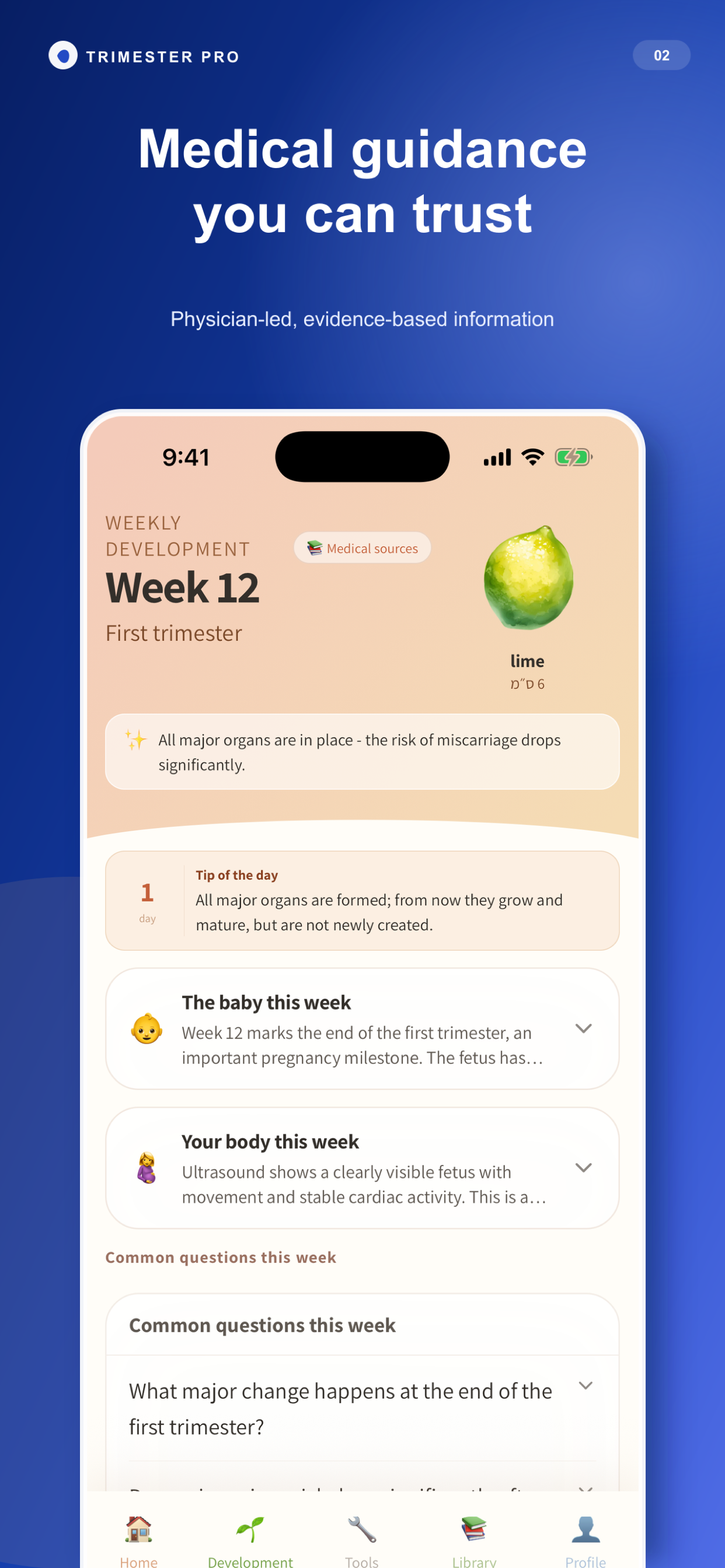 Trimester Pro: Pregnancy App screenshot 2