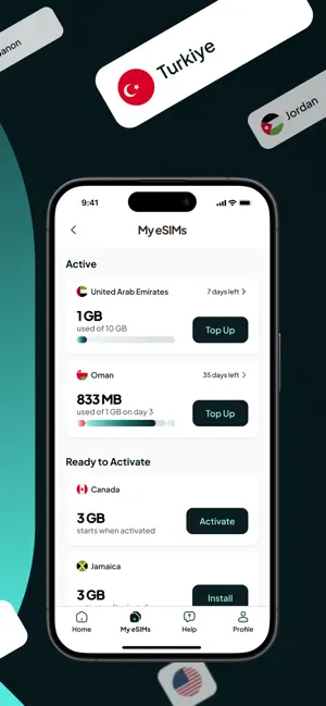 ROWM: eSIM for travel & data screenshot 3