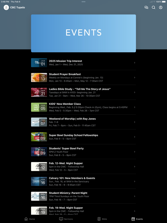 Screenshot #6 pour Calvary Baptist Tupelo