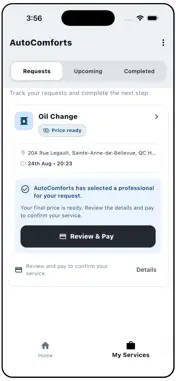 AutoComforts Client screenshot 4