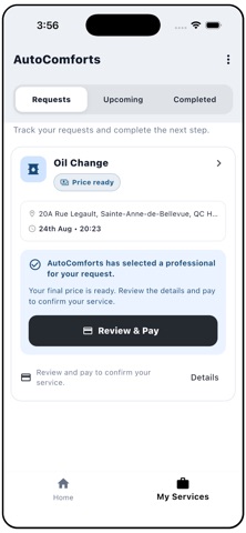 AutoComforts Client Screenshot 4 of 6