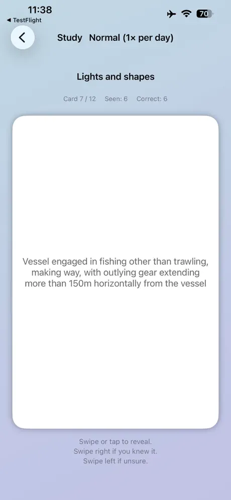 Marine Nav Lights Trainer screenshot 6