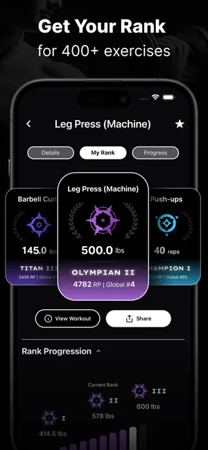 Odyssey - Ranked Gym Tracker screenshot 1