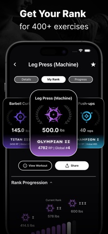 Odyssey - Ranked Gym Tracker Screenshot 1 of 8