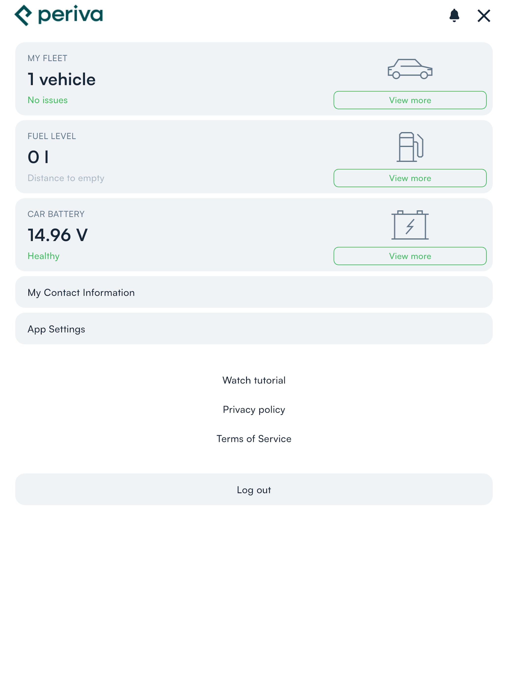Periva - Track your cars screenshot 11