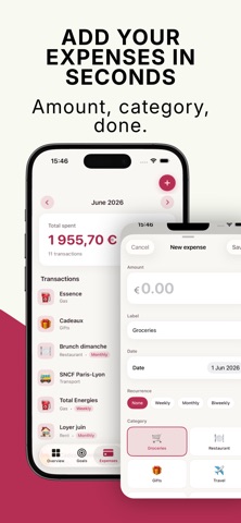 Personal budget - Framboise Screenshot 5 of 8