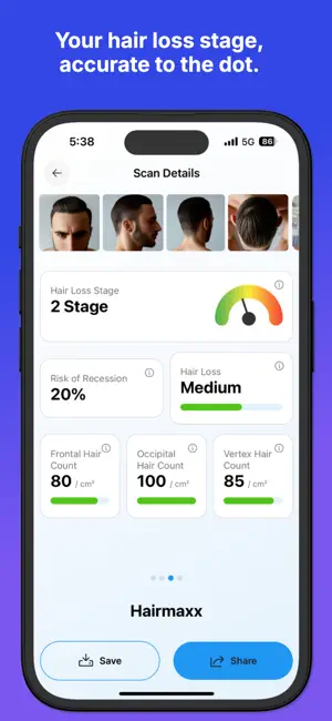 Hairmaxx: Health & Style Scan screenshot 2