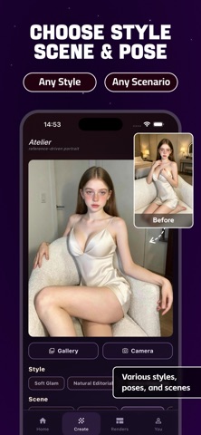 Luvara - AI Portrait Forge Screenshot 3 of 4