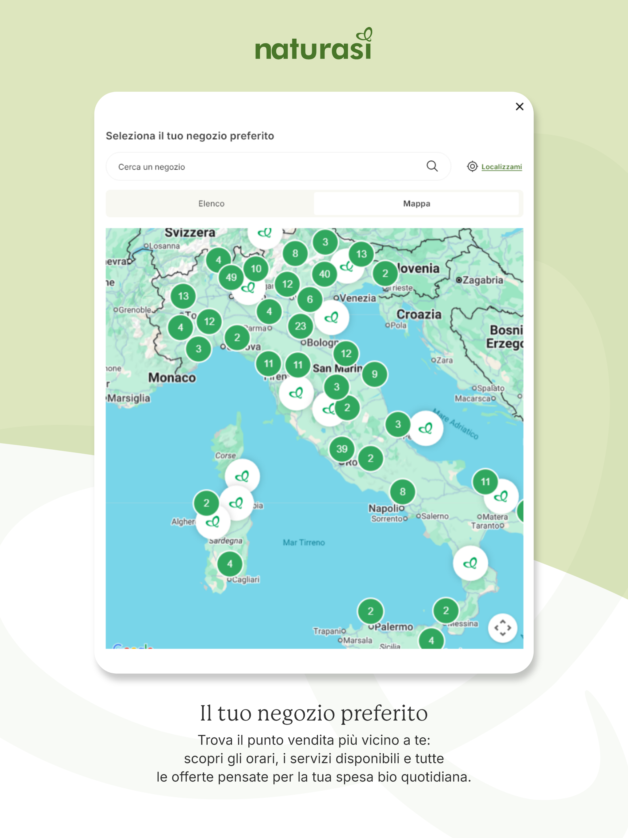 NaturaSì, la tua spesa bio