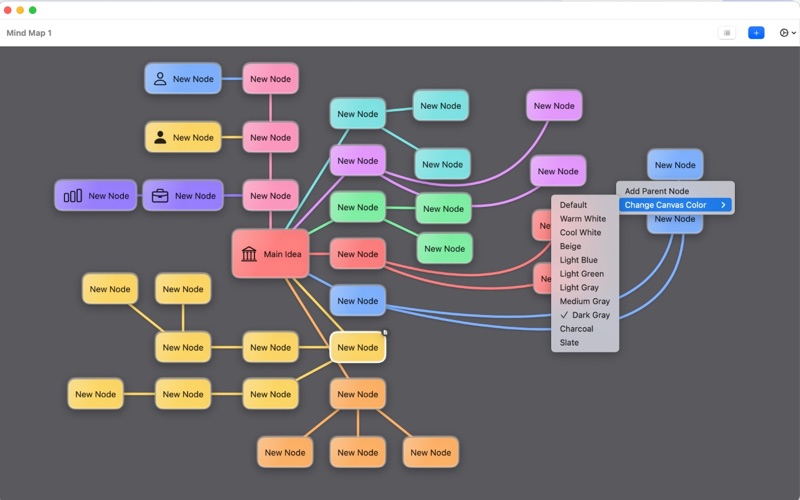 Menu Mindmap app screenshot 2