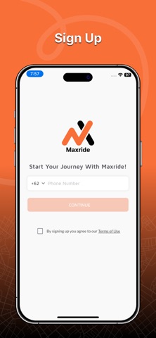 Maxride: Bajaj & Ojek Online iPhone screenshot 1