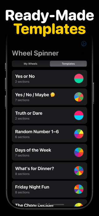 Wheel Spinner - Tiny Decision Screenshot 2 of 4
