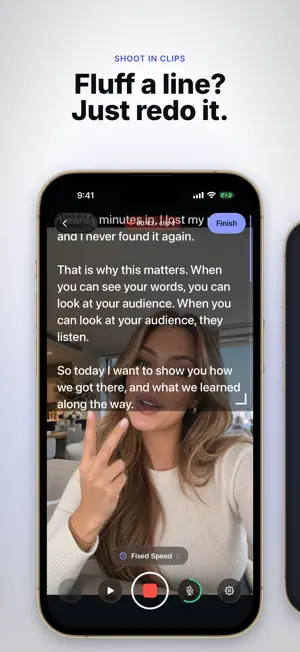 Teleprompter: Voice Follow screenshot 2