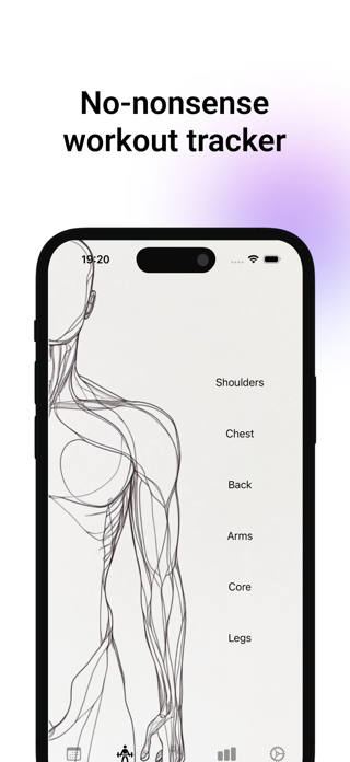 Workout Tracker: Dumb Gym Screenshot 1 of 3