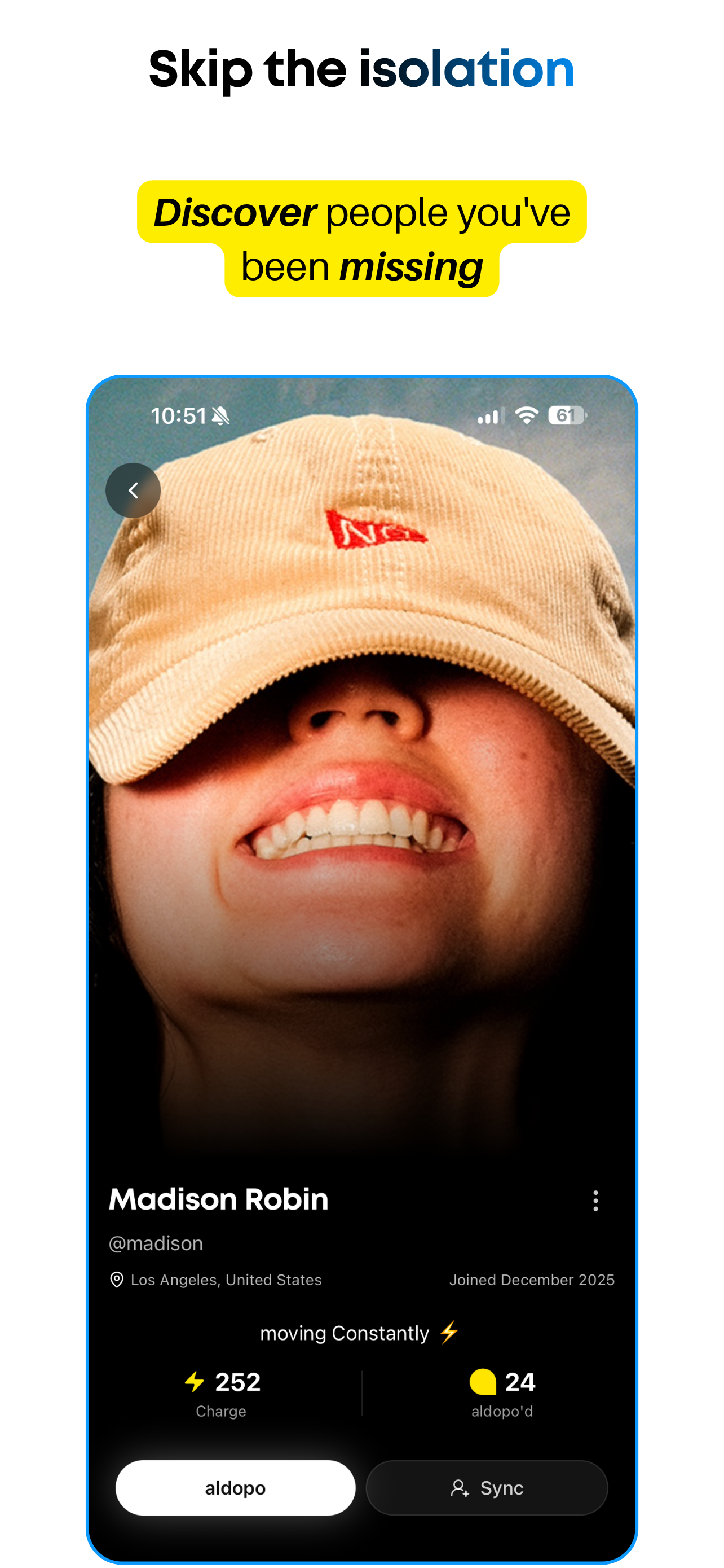 Aldopo: Discover People screenshot 2
