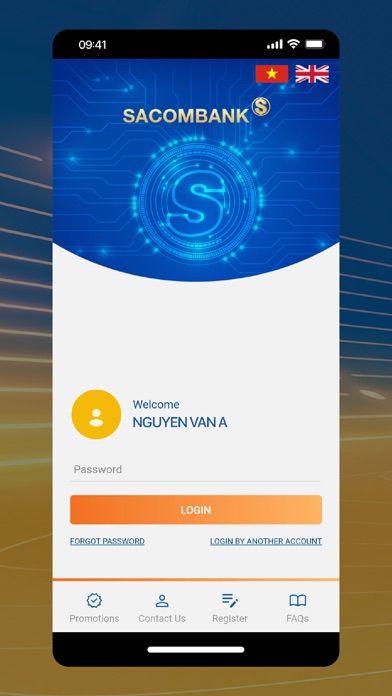 Screenshot 1 of SACOMBANK mBanking App