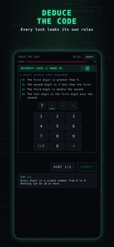 Decodia: Hacker Logic Puzzle screenshot 2