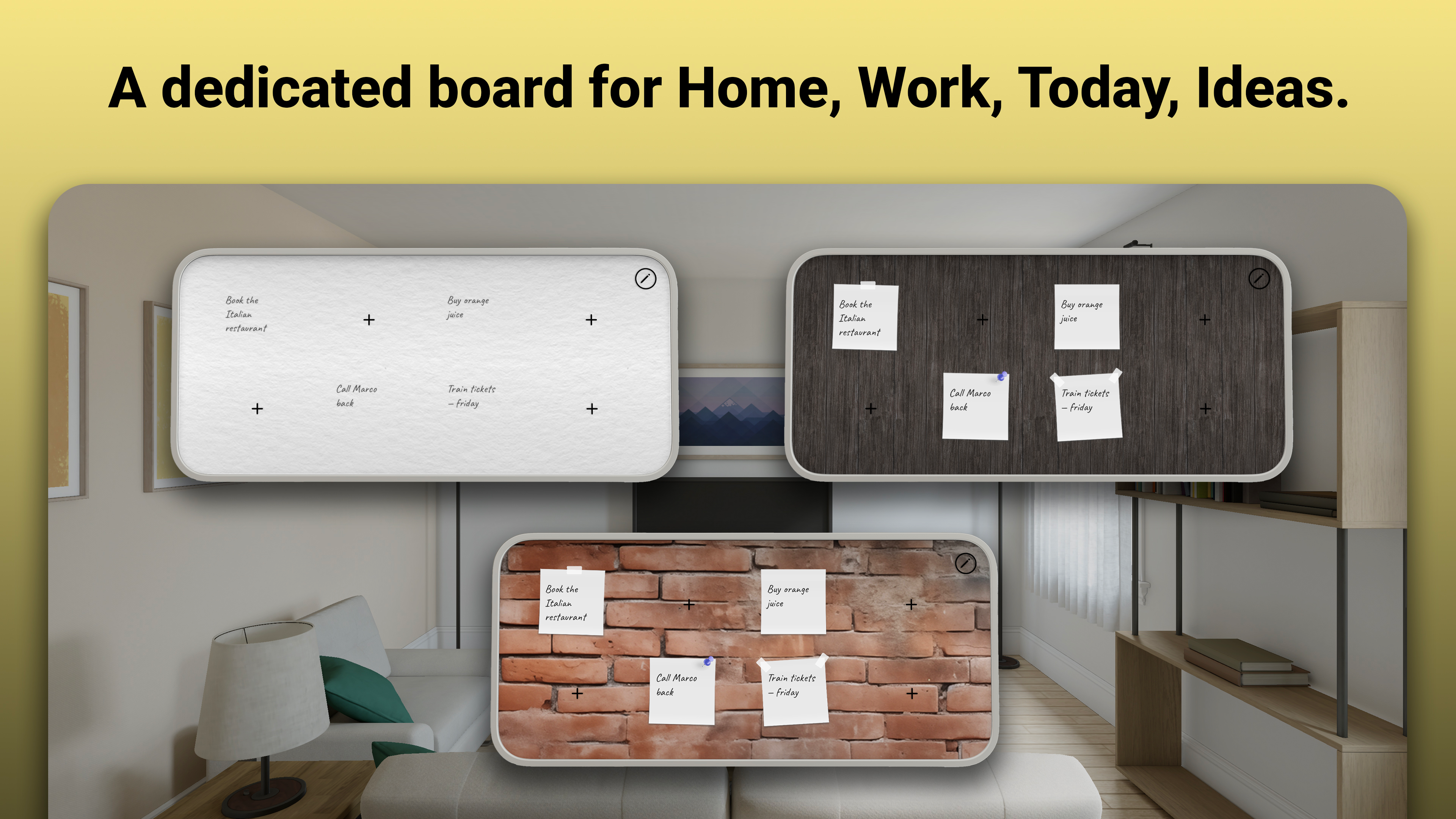 MemoWall – Notes & Widgets