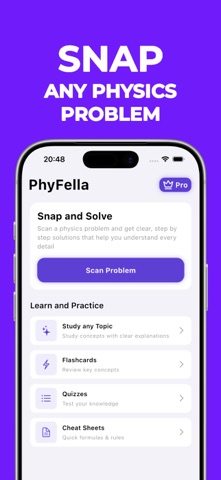 Physics Solver: PhyFella Screenshot 1 of 5