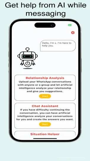 Social Wizard - Chat Assistant iPhone Screenshot 1