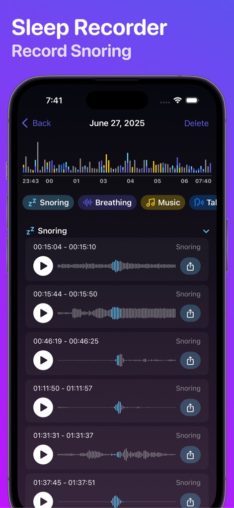 Sleep Recorder - Somnio - Health & Fitness App | MWM