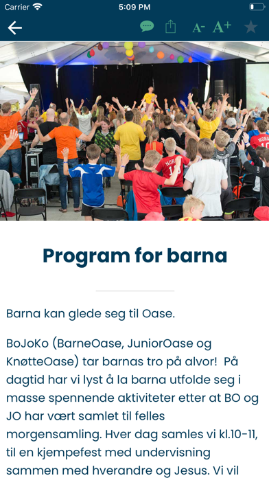 Oase 2025 Screenshot