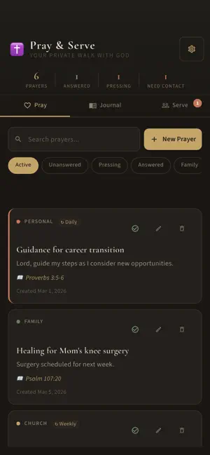 Pray & Serve screenshot 3