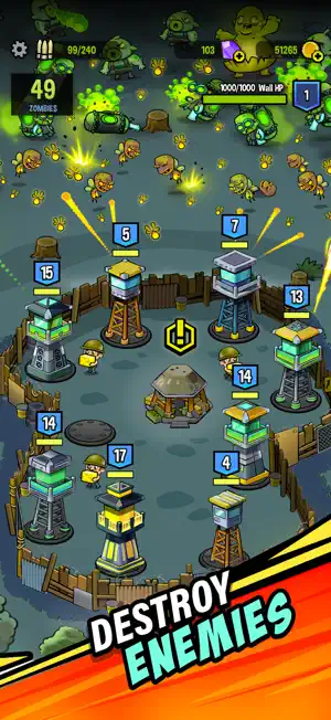 Zombies vs. Towers screenshot 1