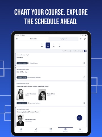 Obagi Events iPad screenshot