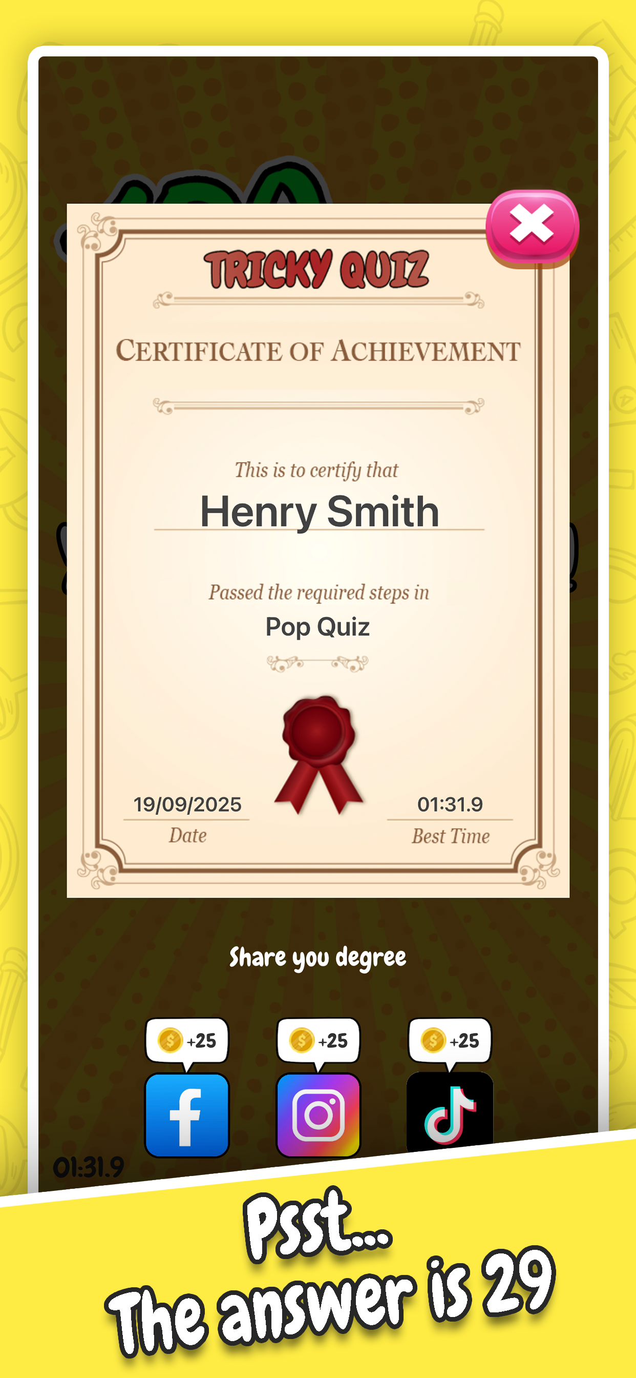 Tricky Quiz - Test Your Mind