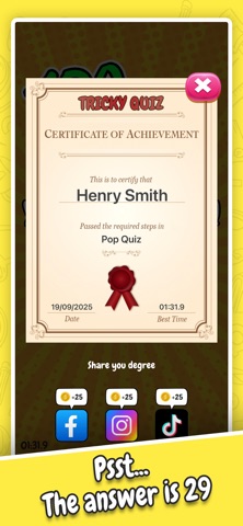 Tricky Quiz - Test Your Mind Screenshot 6 of 6