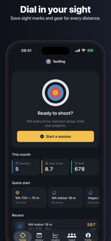 TenRing: Archery Score & Plot iPhone screenshot
