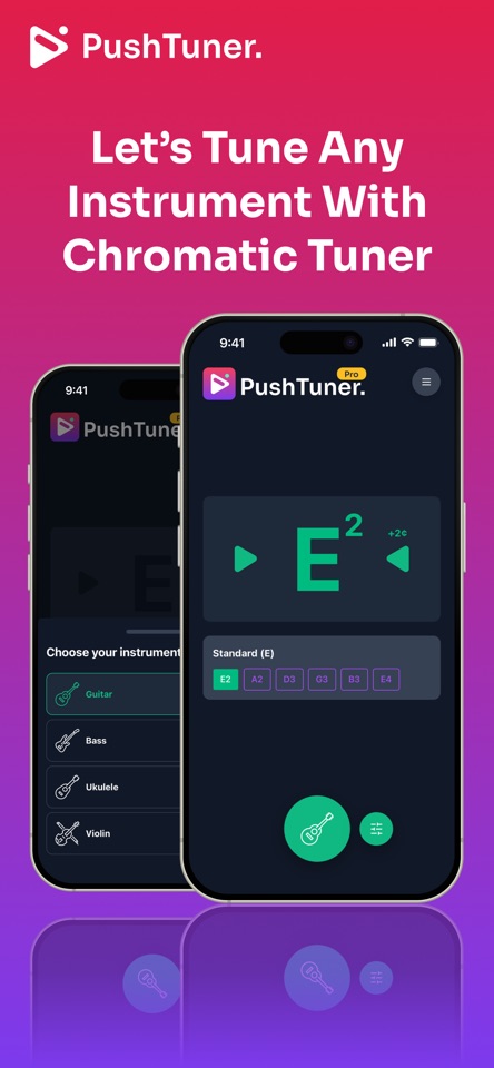 Guitar Tuner: PushTuner screenshot 1