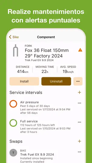 Captura de pantalla de ProBikeGarage: Garaje De Bicis en iPhone 1