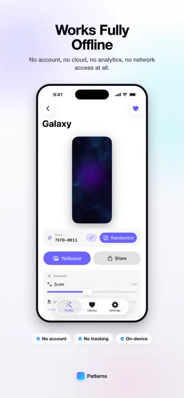 Patterns: Create Wallpapers screenshot 3 of 10