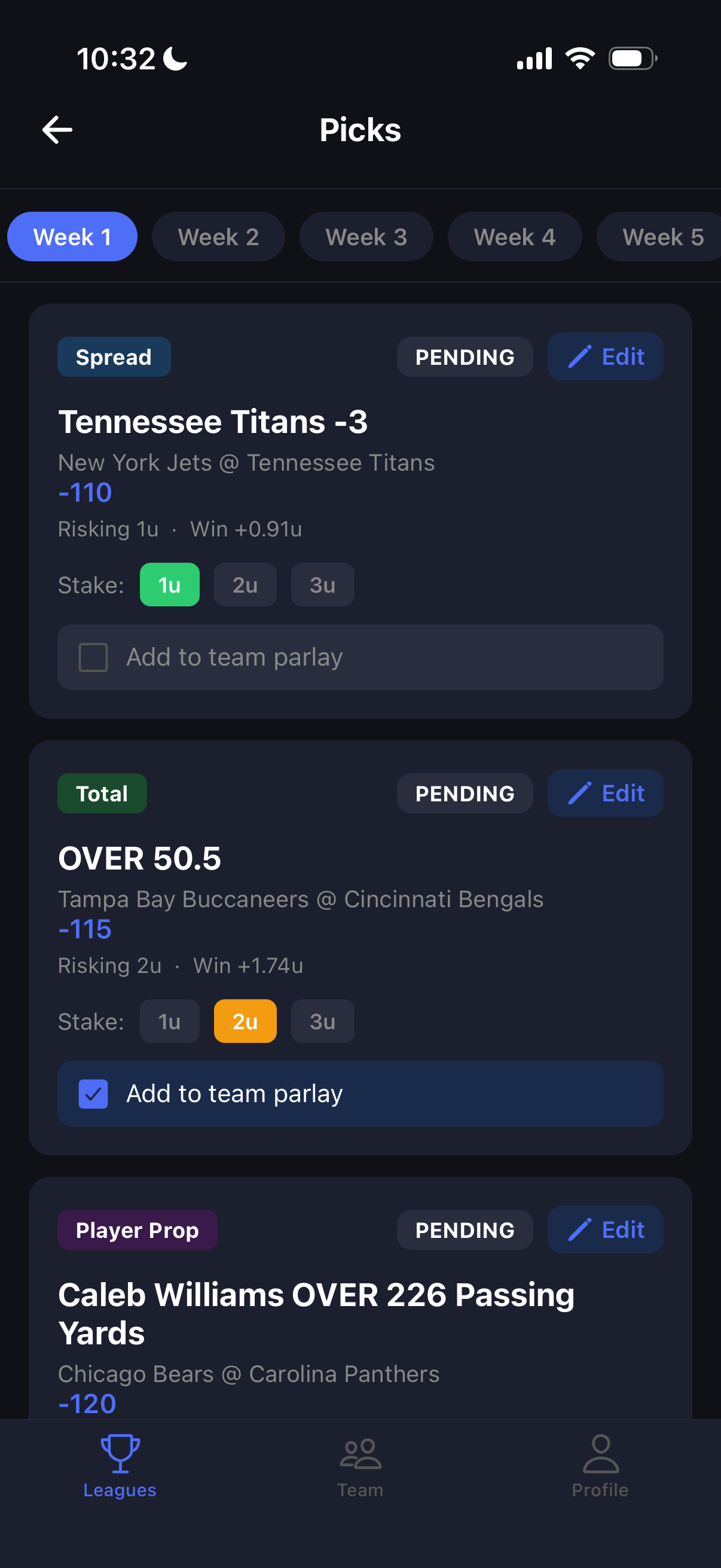 Grouplay: Pick'em Leagues screenshot 2