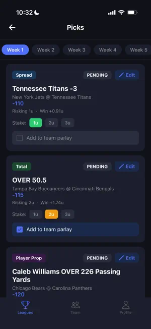 Grouplay: Pick'em Leagues screenshot 2