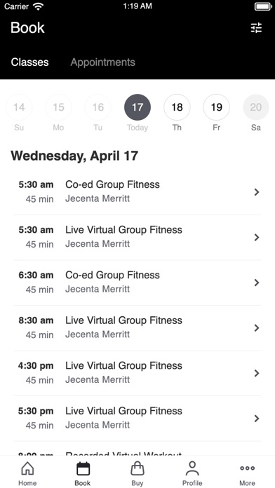 E3 Fitness NC Screenshot