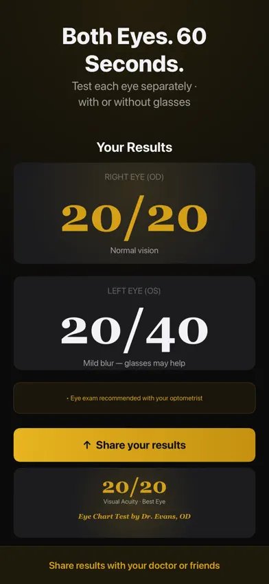 Eye Chart Test by Dr. Evans screenshot 4