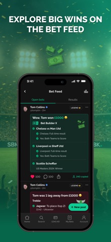 SBK Sports Betting Online iPhone screenshot 6