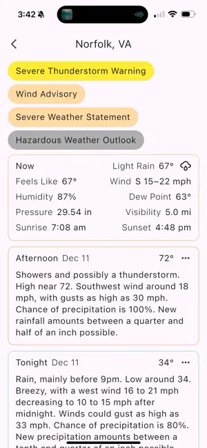 RadarX: Weather Radar/Forecast screenshot 3