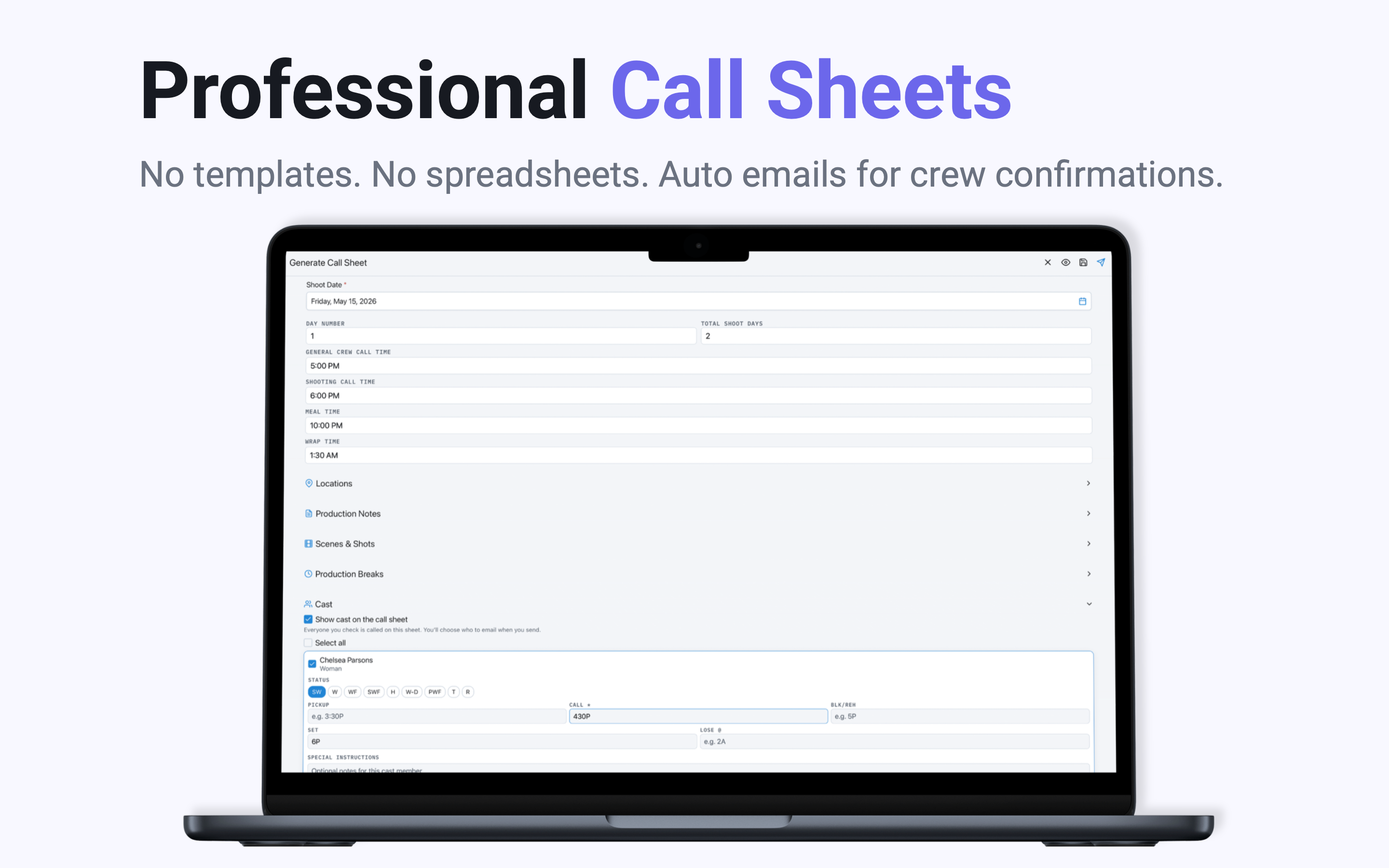 CineFlo - Shot List & Plan screenshot 24