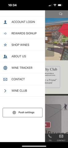 Tightrope Winery iPhone screenshot