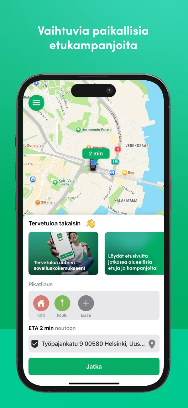 Screenshot #1 pour Menevä Taksi