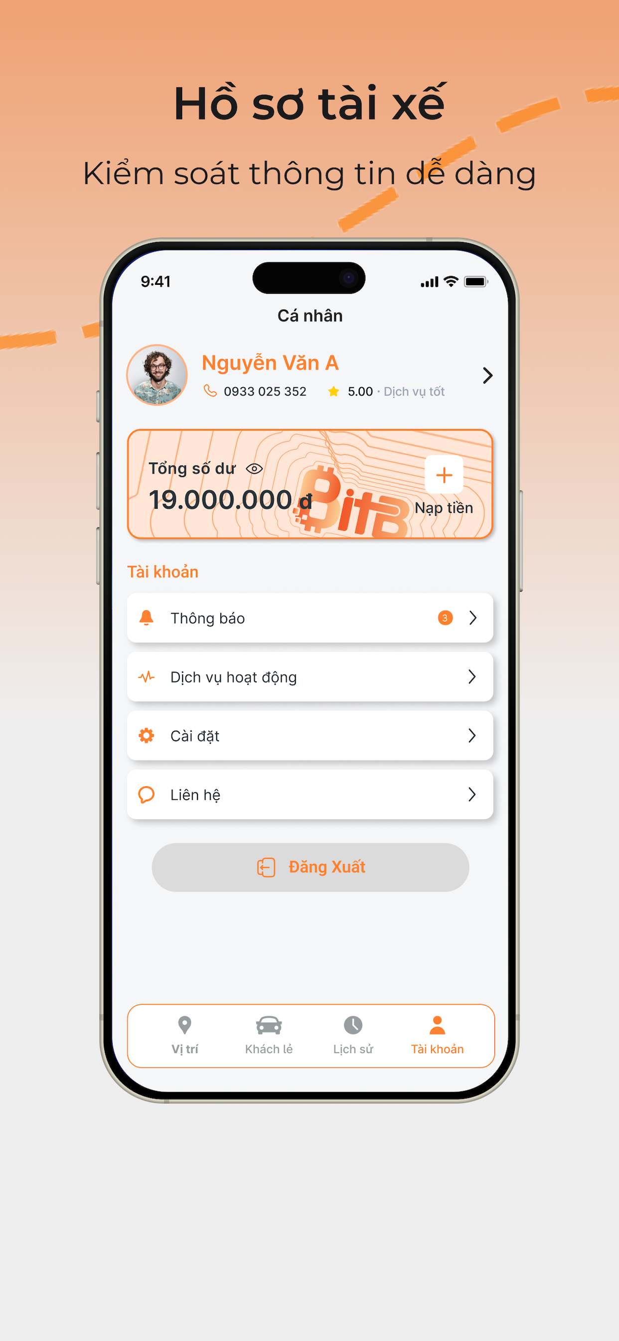 BITB - Ứng Dụng Tài Xế screenshot 4