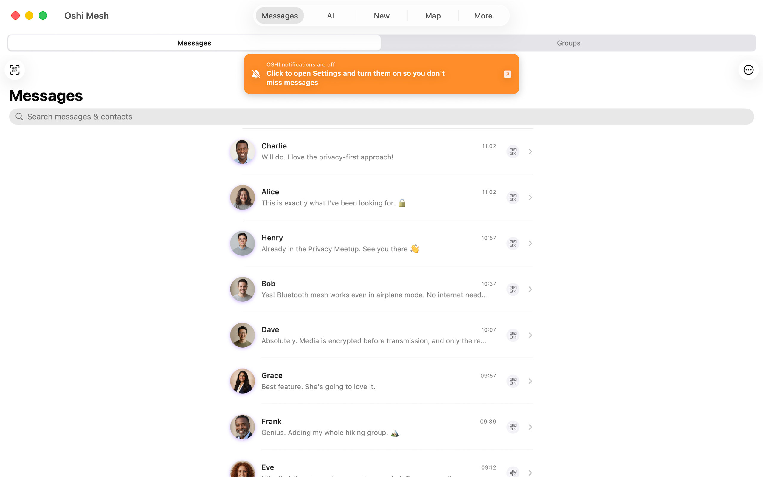 OSHI: Offline Messenger screenshot 19