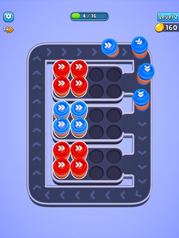 Coffee Loop Sort 3D iPad screenshot